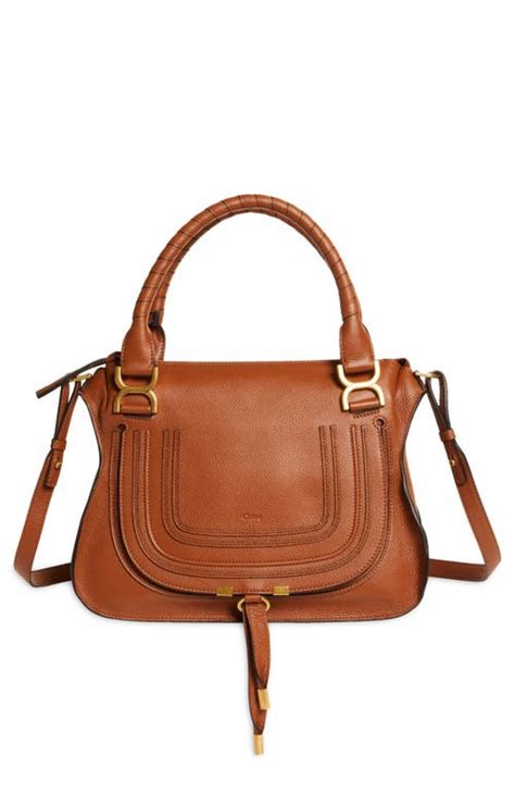 chloe leather satchels